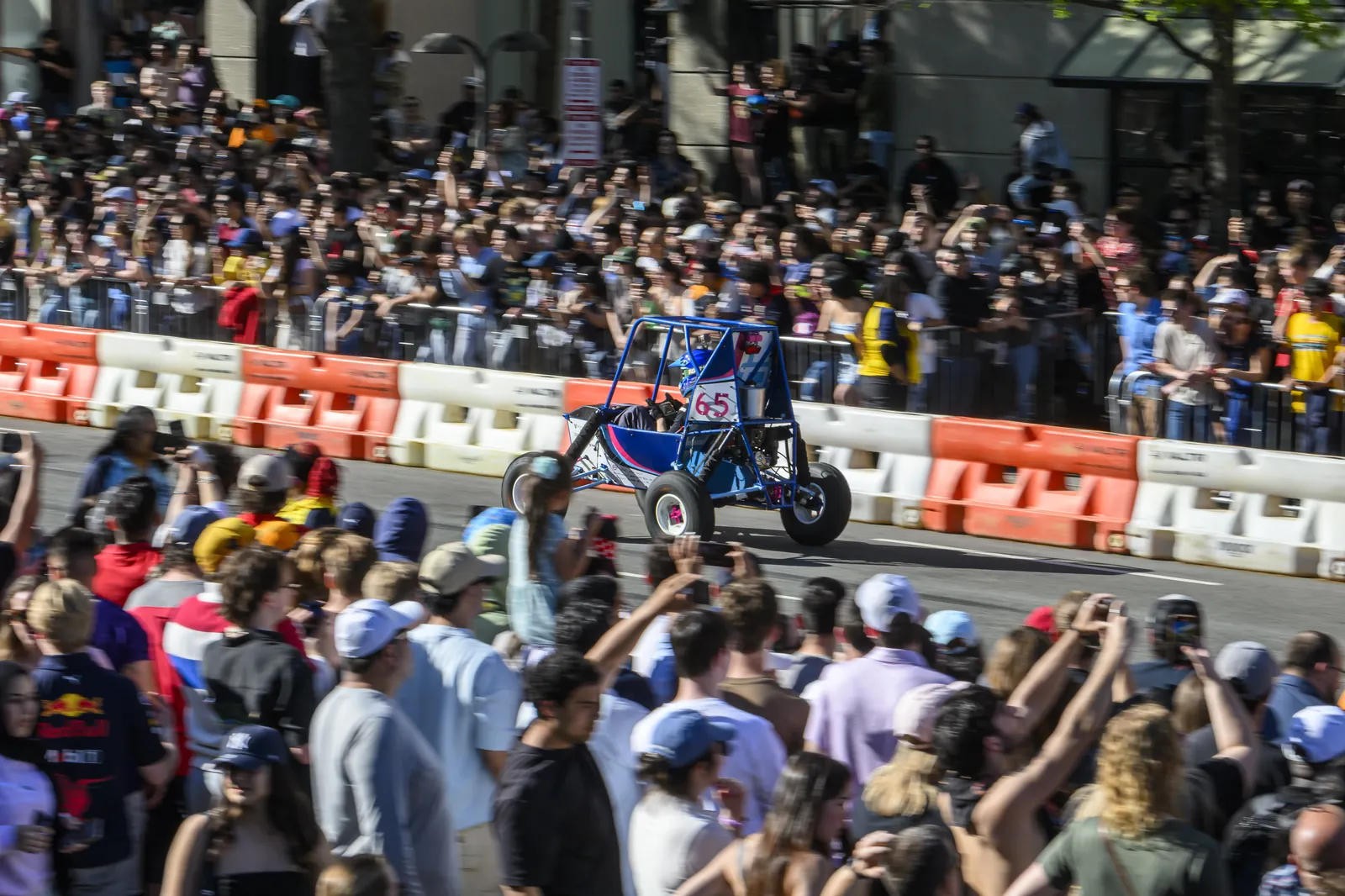 Baja car at competition